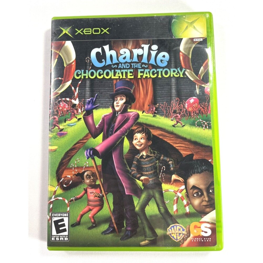 Charlie and the Chocolate Factory Microsoft Xbox 2005 Complete w/ Manual Tested